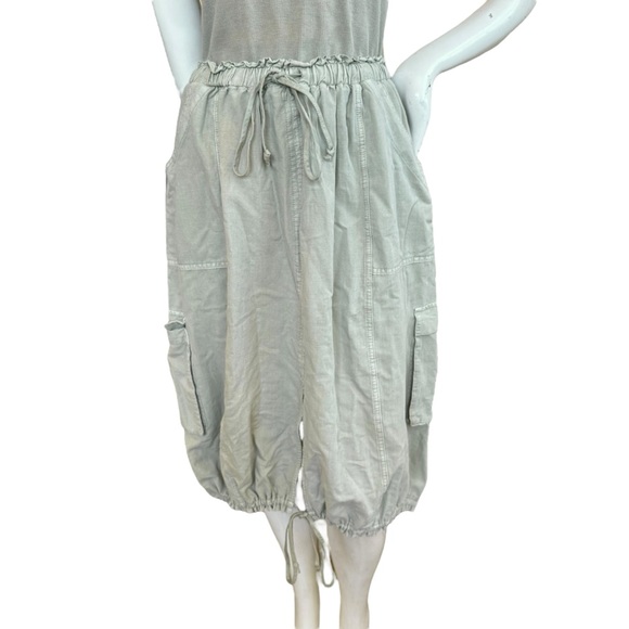 Anthropologie Daily Practice Sage Green Ribbed Twofer Cargo Dress NWT Small  - mordernwear.com